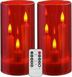 Da by Flammenlose Kerze, Batteriebetriebene Kerze