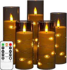 Da by LED Kerzen mit Eingelassener