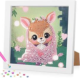 Daisen Art Diamond Painting Kinder mit Rahmen, 5D