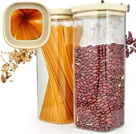Dalena Home® Vorratsgläser mit Deckel 2er-Set