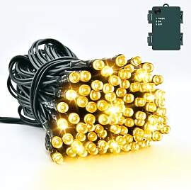 Dalugo Lichterkette Batterie, 3M 30 LED Warmweiß
