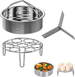Dampfgarer Set, 3 Stück, Zubehör für