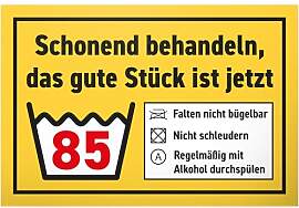 DankeDir! Schonend behandeln - Kunststoff Schild