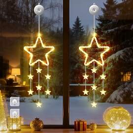 Dankeled LED Sterne Weihnachtsbeleuchtung, 2