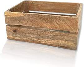 DARO DEKO Holz Kiste natürlich braun 31 x 21cm