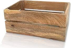 DARO DEKO Holz Kiste natürlich braun 41 x 31cm