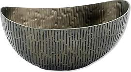 DARO DEKO Metall Schale Schiff 25 x 11,5cm Gold