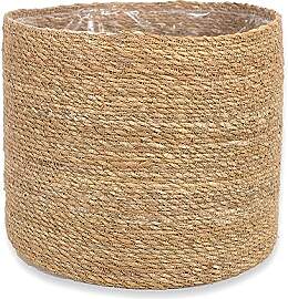 DARO DEKO Seegras Korb rund Natur Ø 23 x 21 mit