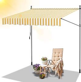 Daromigo Klemmmarkise Balkon, 400x120cm