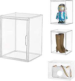 Dasellfa Vitrine Schaukasten Box Acryl Vitrine,