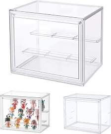 Dasellfa Vitrine Schaukasten Box Acryl Vitrine,