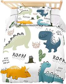 DASIAUTOEM Kinderbettwäsche, 100x135 Baby