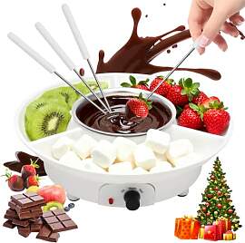 DASIAUTOEM Schokoladen Fondue Set, 260ml