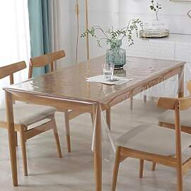 DASIAUTOEM Tischdecke Transparent, Durchsichtige