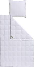 Daunenbettdecke + Federkissen FJÖDUR