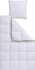 Daunenbettdecke + Federkissen FJÖDUR