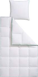 Daunenbettdecke + Kopfkissen FJÖDUR