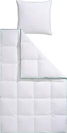 Daunenbettdecke + Kopfkissen FJÖDUR