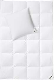 Daunenbettdecke + Kopfkissen FJÖDUR