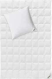 Daunenbettdecke + Kopfkissen FJÖDUR