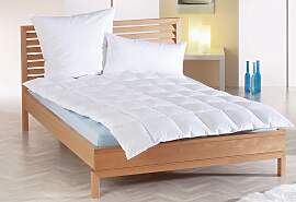 Daunenbettdecke + Kopfkissen HAEUSSLING