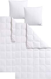 Daunenbettdecke + Kopfkissen HAEUSSLING