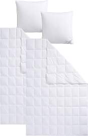 Daunenbettdecke + Kopfkissen HAEUSSLING