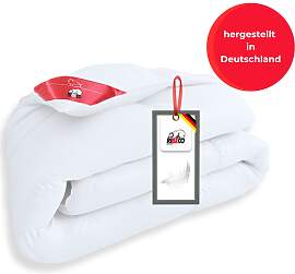 Daunenbettdecke + Kopfkissen RIBECO