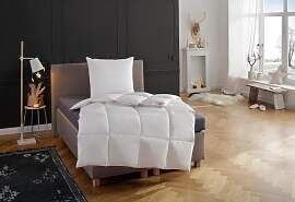 Daunenbettdecke RIBECO "Ella", weiß,