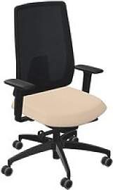 Dauphin Bürostuhl Indeed mesh Stoff beige,