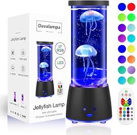 Davalampa Quallen Lampe Lavalampe Led 17