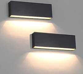 DAWALIGHT 2er Set 6W Wandleuchte, IP65