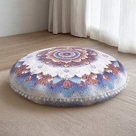 DAWNYIELD Meditationskissen für den Boden, Runde