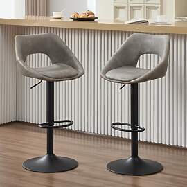 DAYALANE 360°Drehbar Barhocker 2er Set, Barstuhl