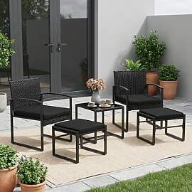 DazzlerE 5-teiliges Gartenmöbel-Set für den