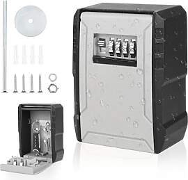 DBREAKS Schlüsselkasten mit Zahlencode,