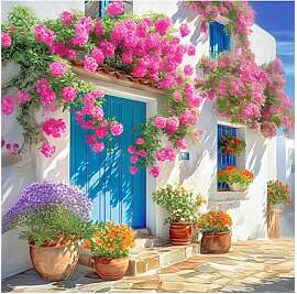 DCIDBEI Diamond Painting Blumen Erwachsene 40x40cm 