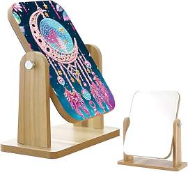 DCIDBEI Diamond Painting Schminkspiegel Tragbar