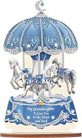DCIDBEI DIY Diamond Painting Blaues Ornament