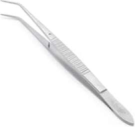 de Buyer - Gekröpfte Zange - 16cm - 4239.15, Grau