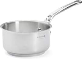 DE BUYER Stielkasserolle, Edelstahl, Silber, 14