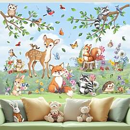 decalmile Fensterbilder Kinderzimmer