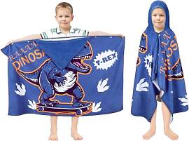 Decalsweet Badeponcho Kinder 100% Baumwolle