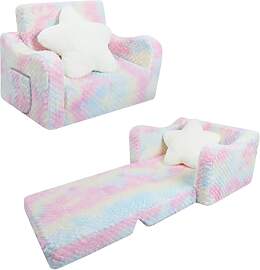 decalsweet Kindersofa Ausklappbar mit