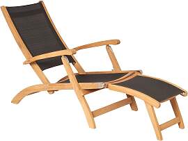 Deckchair Kate - schwarz