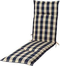 Deckchairpolster Kent 190x46x8cm, blau