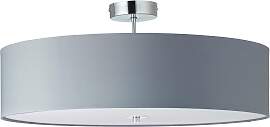 Deckenleuchte Andria in Hellgrau max. 60 Watt