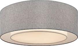 Deckenleuchte Bergamo Grau/Chrom max. 60 Watt