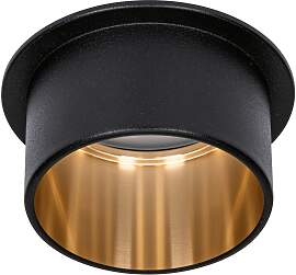 Deckenleuchte Coin Gil in Schwarz/Goldfarben max.