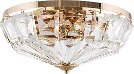 Deckenleuchte Facet Goldfarben max. 60 Watt